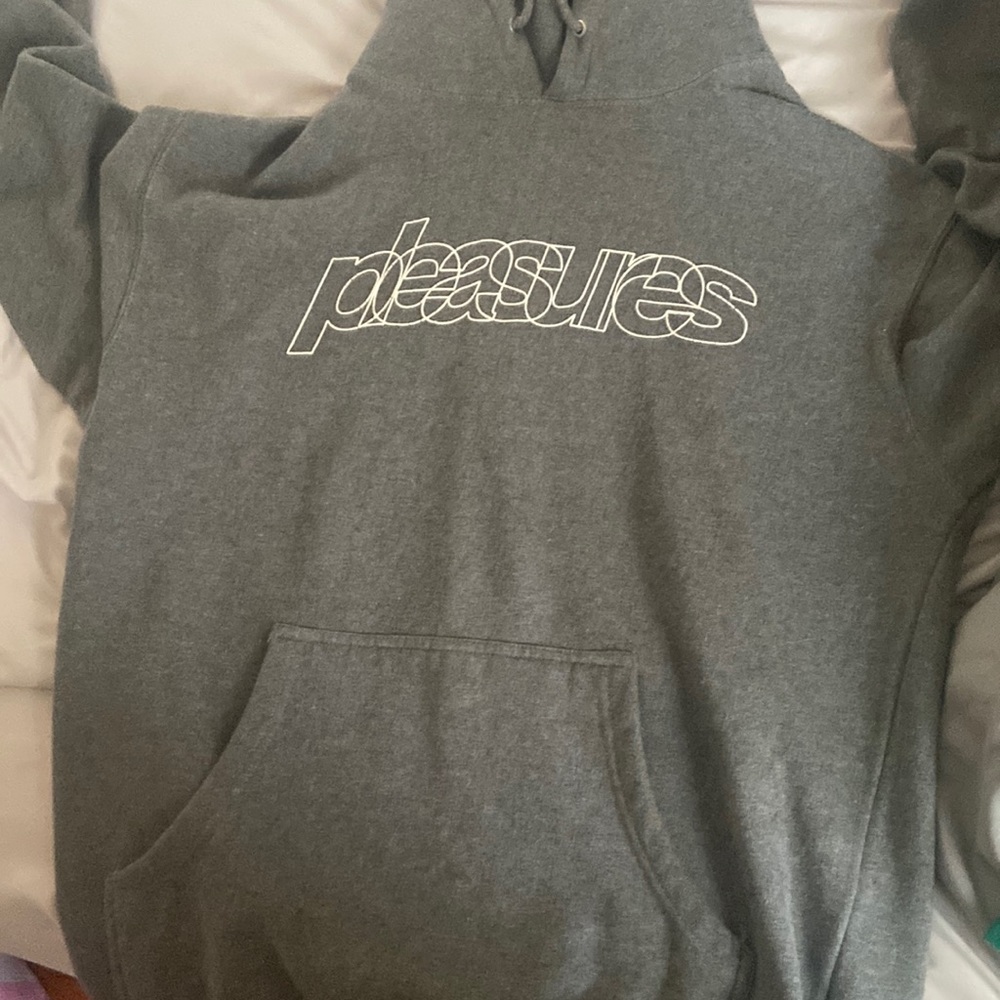 Grey pleasure hoodie